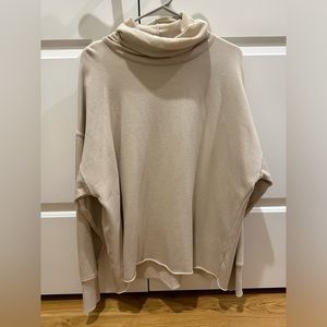 Aerie Turtle Neck Oversized Sweatshirt - Size S